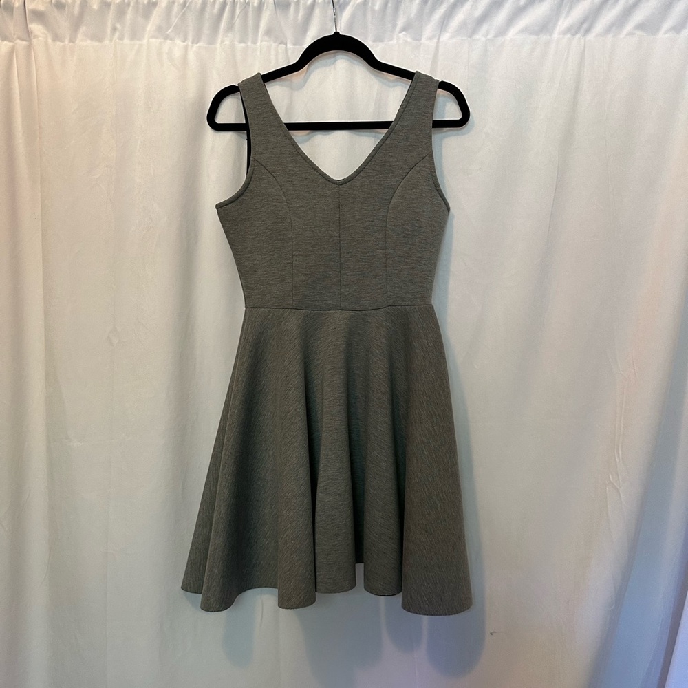 Gray Sleeveless Dress